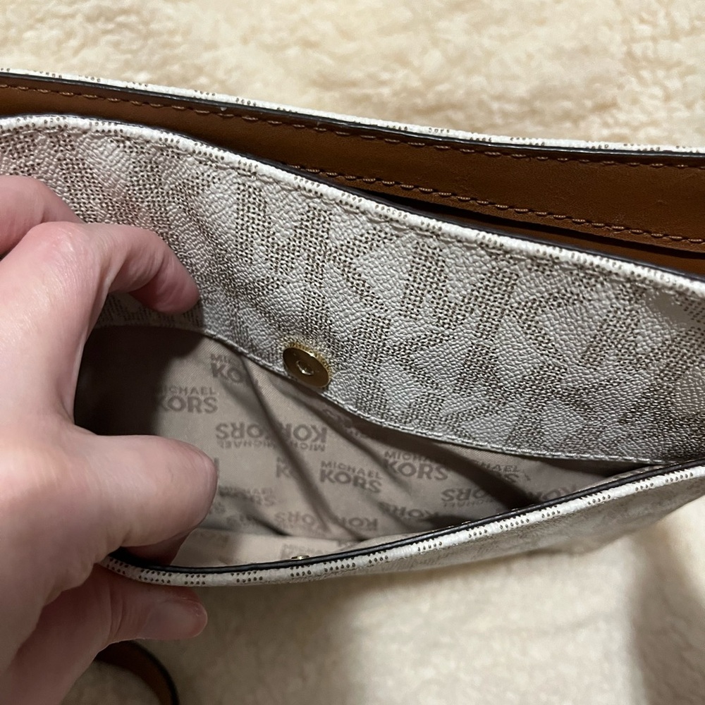 Michael Kors Monogram Crossbody Bag - Picture 11 of 12